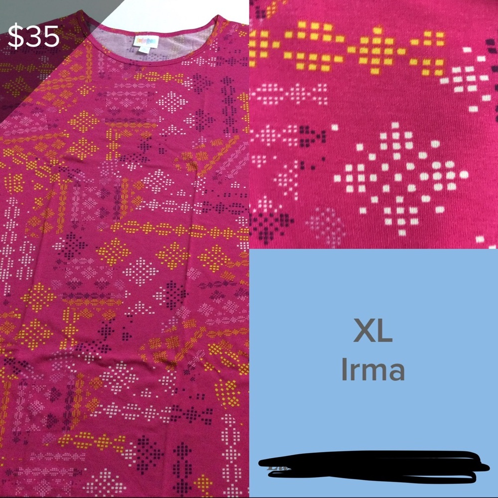 LuLaRoe Irma Size XL BNWT